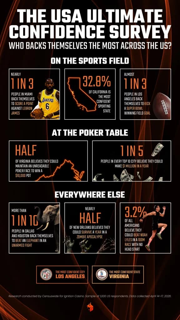 USA Confidence survey infographic