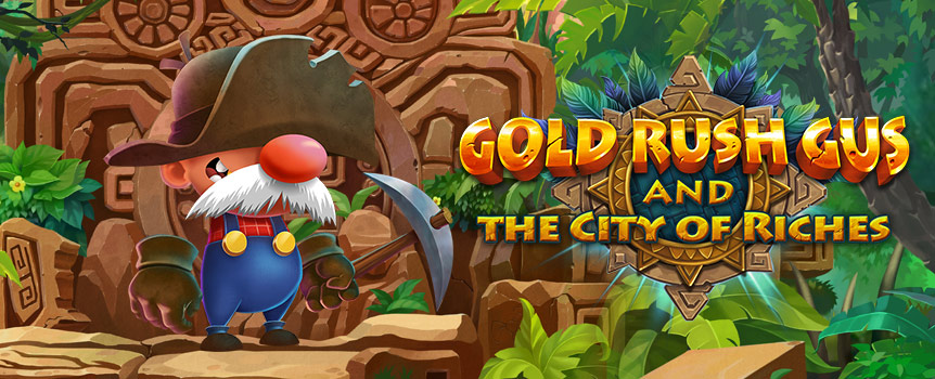 Play Gold Rush Gus and the city of Riches Pokie 