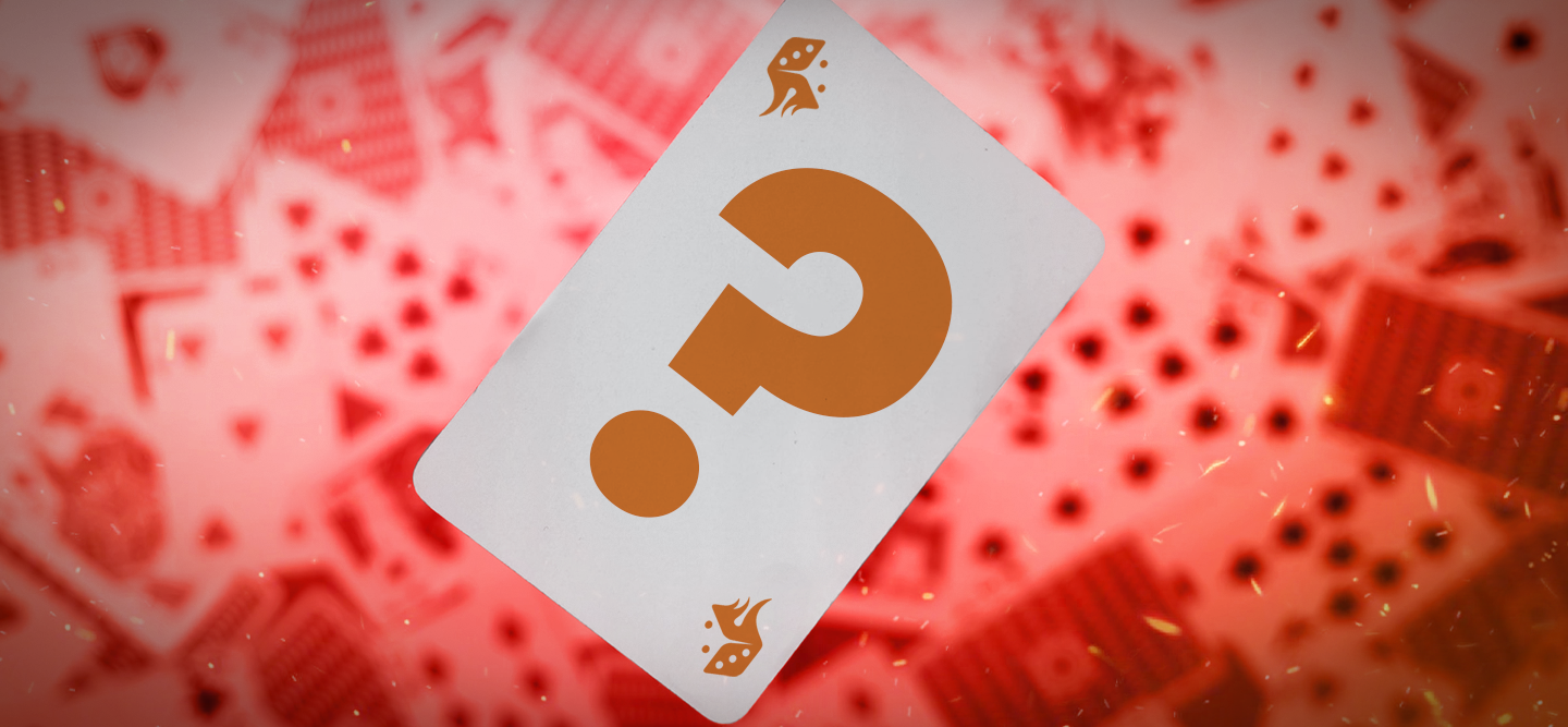 orange question mark on a white playing card – Can you count cards online?