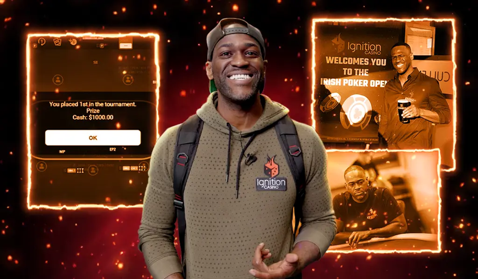 Ignition's Shaundle 'Crazy Sixes' Pruitt – his poker journey collage
